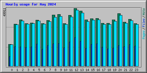 Hourly usage for May 2024